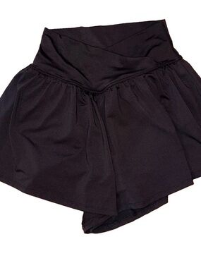 Black Women's Athletic Skort Shorts